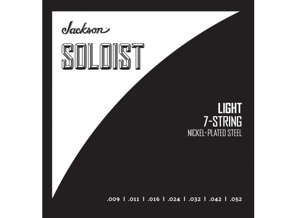 Jackson® Soloist™ Strings 7 String, Light .009-.052 Jackson® Soloist™ Strings 7 String, Light .009-.052
